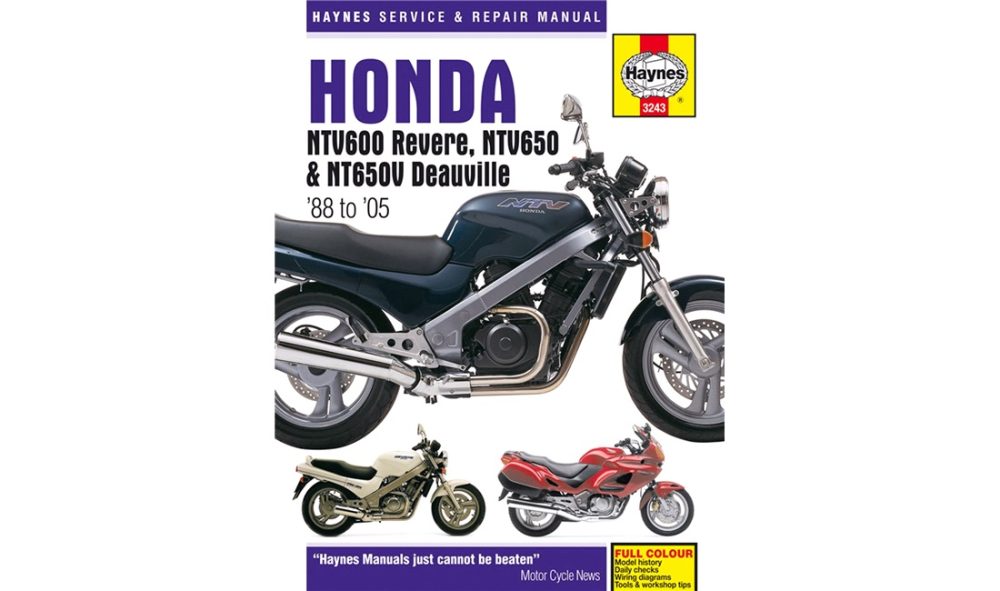 Verkstadsmanual NTV600/650 Revere 88-05